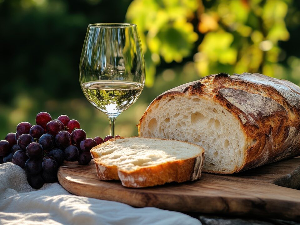 Como harmonizar vinhos e pães de fermentação natural